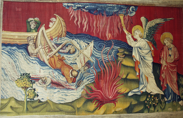 Tapisserie des gobelins l'apocalyspe selon Saint Jean Musée d'Angers.