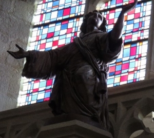 Saint Etienne bois sculpté début XIX cathédrale Saint-Etienne à Saint-Brieuc